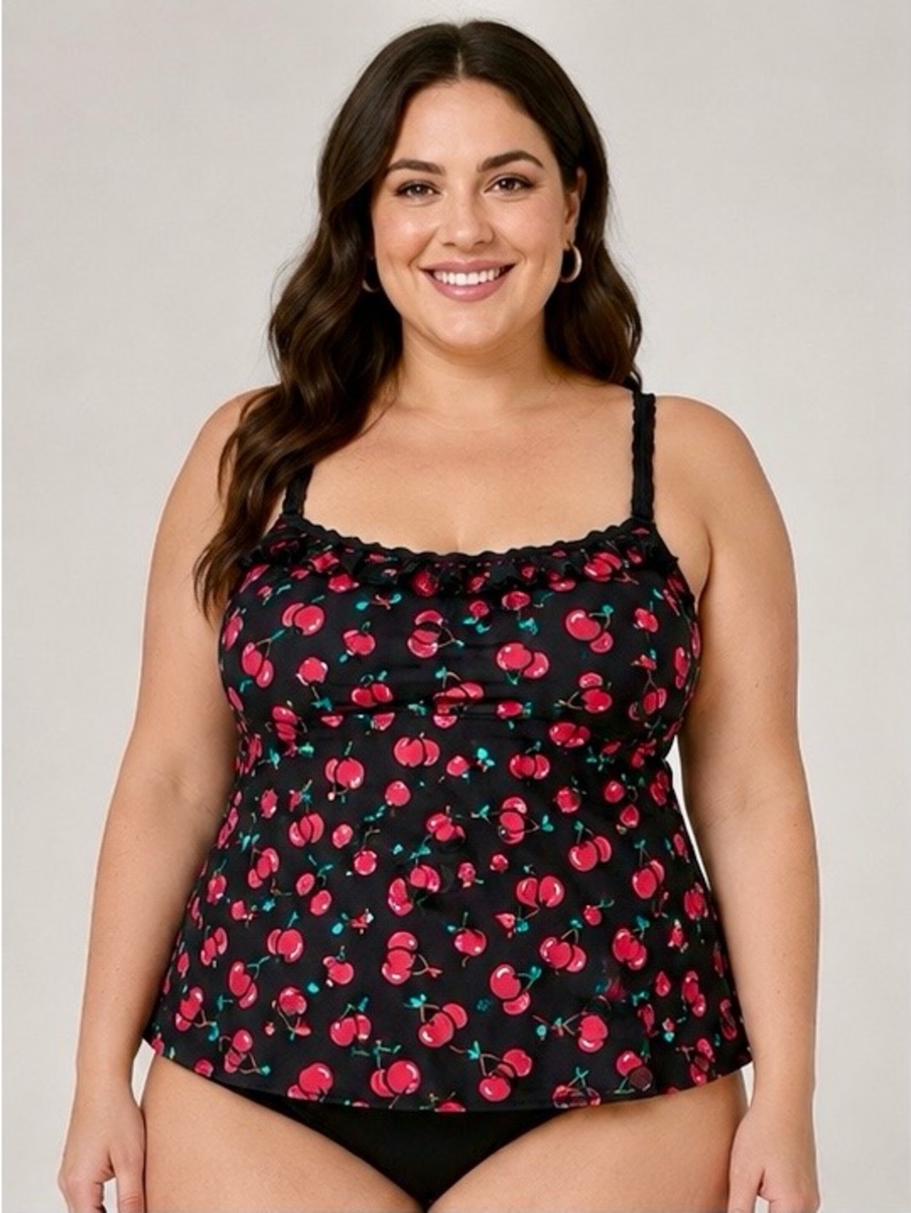🍒Cherry Print Tankini Swim Top🍒
